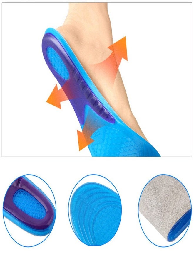 Dr.Pedi Gel Massaging Sport Insole for Arch Support Orthopedic & Plantar Fasciitis, Women Size - Image 2